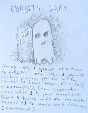 Ghostly Gary - Original Card